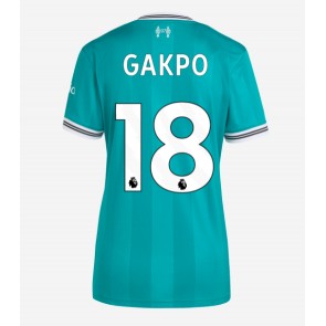 Liverpool Cody Gakpo #18 Tredjetrøje Dame 2025-26 Kortærmet